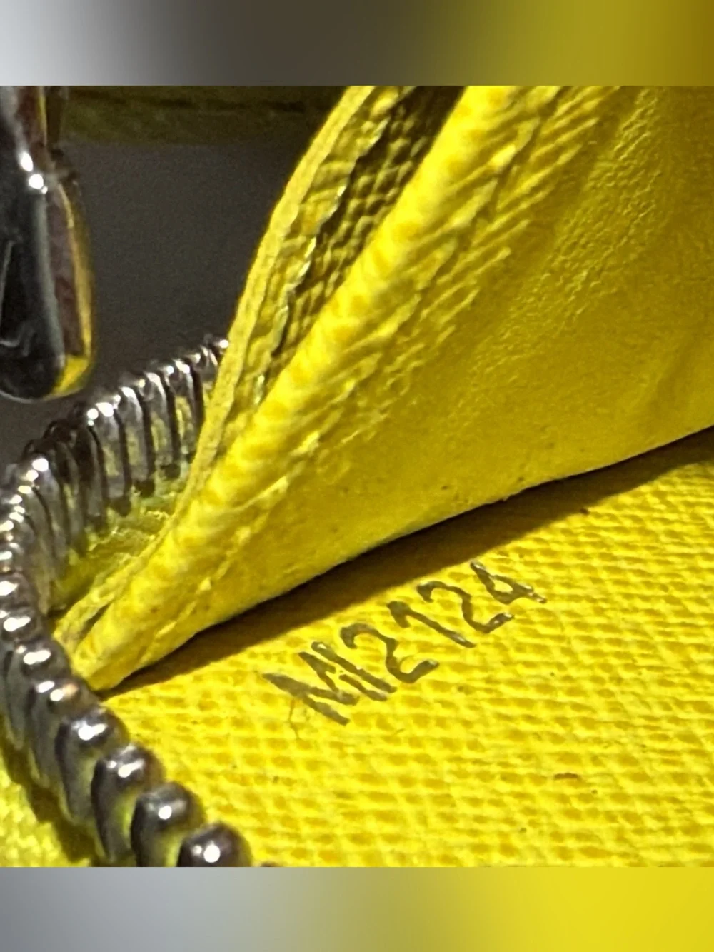 Louis Vuitton Yellow Epi Zip-Around Wallet